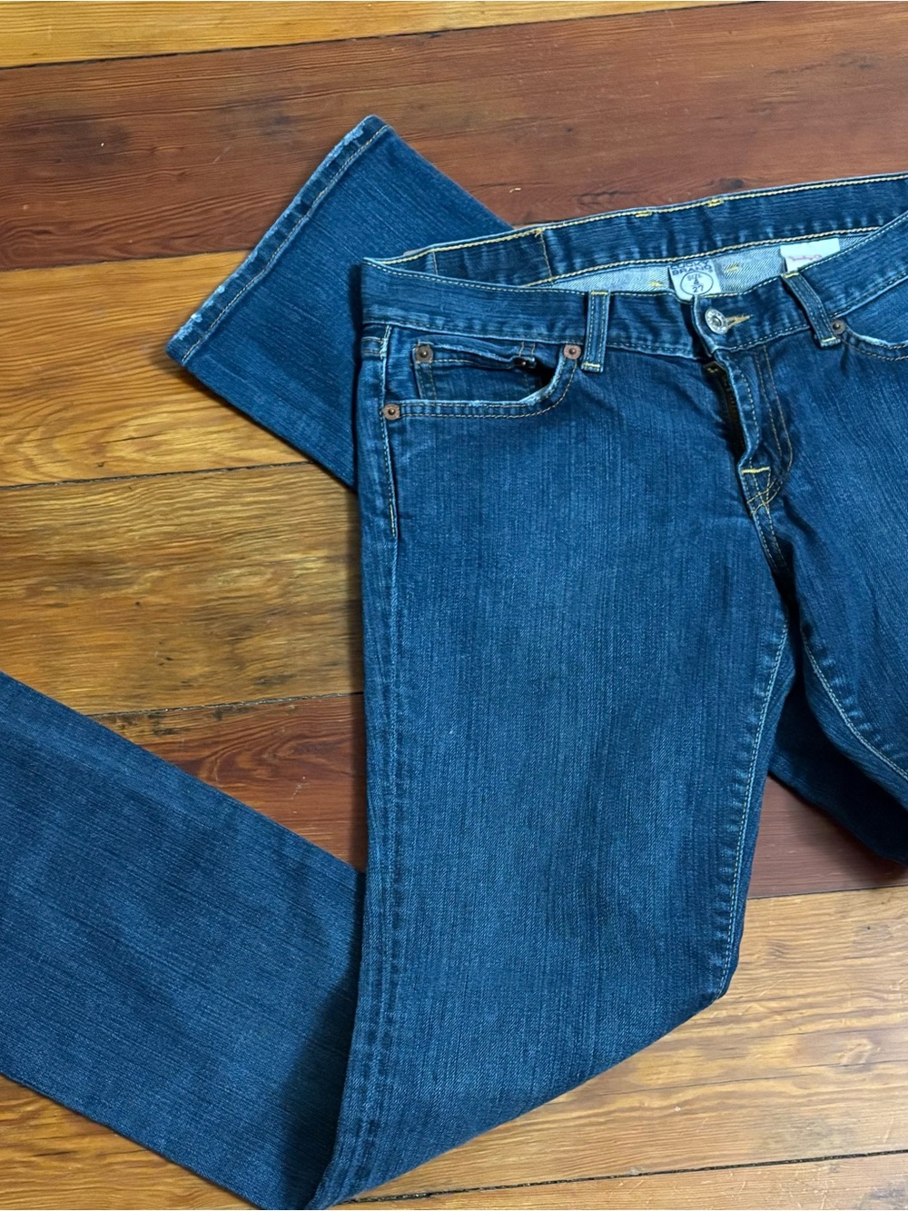 Lucky Brand Women's Dark Indigo Skinny Jeans Made in the USA